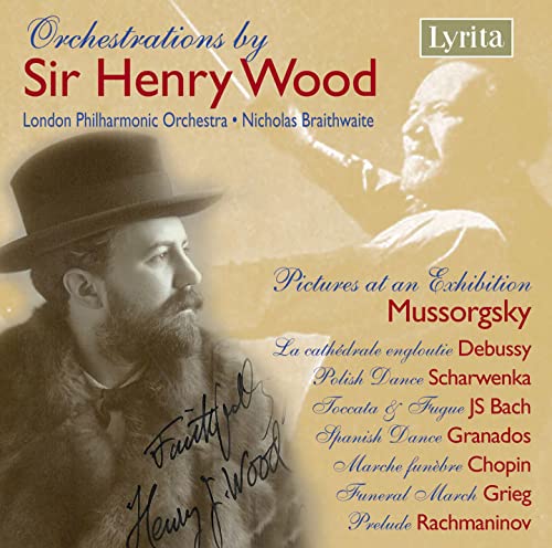 CD cover featuring portrait of Sir Henry Wood and musical compositions listed.