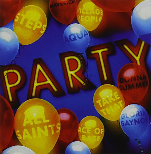 CD cover with colorful balloons and the word "PARTY" in large letters.