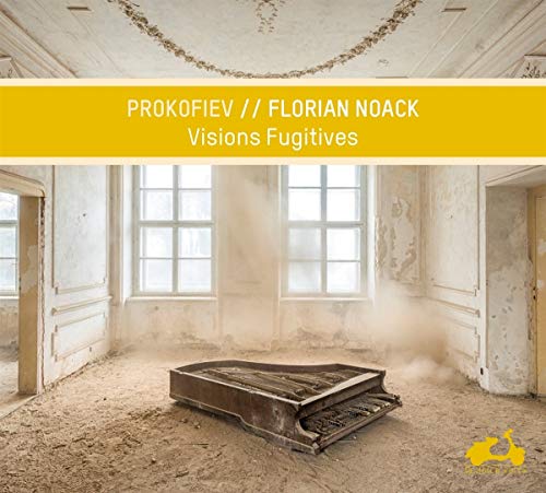 CD cover: dilapidated room with a grand piano, text “Prokofiev / Florian Noack”.