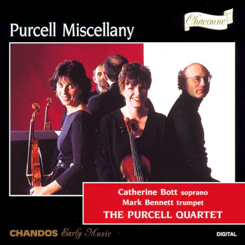 CD cover for Henry Purcell’s “A Purcell Miscellany” featuring musicians.