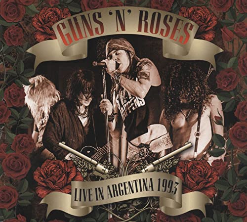Guns N' Roses album cover featuring Axl Rose performing live in 1993.