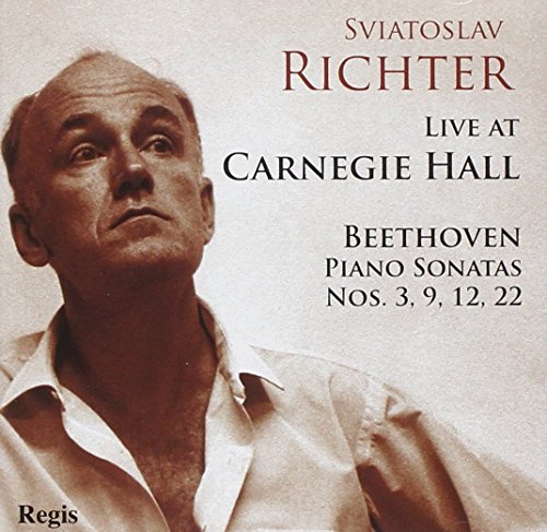 Sviatoslav Richter portrait on CD cover, Carnegie Hall live recording.