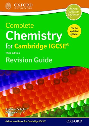 Complete Chemistry for Cambridge IGCSE® Revision Guide: Third Edition