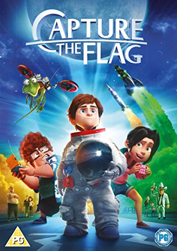 Capture The Flag" DVD cover featuring animated children and a space theme.