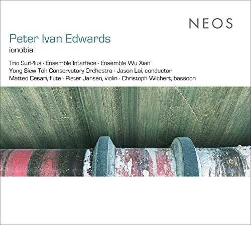 CD cover for “Ionobia” by Peter Ivan Edwards, featuring a pipe image.