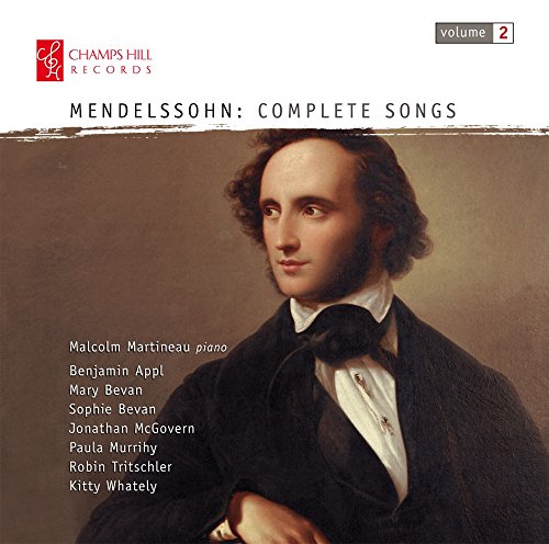 CD cover: portrait of Felix Mendelssohn, text listing performers.