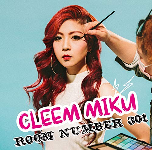 Red-haired woman applying makeup, album cover for “Cleem Miku - Room Number 301.”