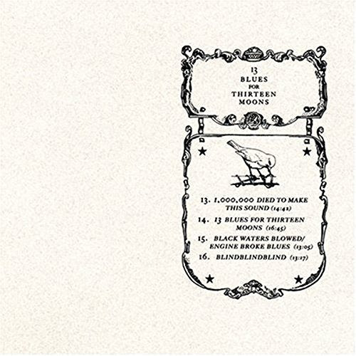 CD cover for Silver Mt. Zion’s “13 Blues For Thirteen Moons,” ornate frame.