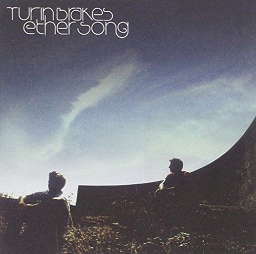 CD cover for Turin Brakes’ “Ether Song” with a blue sky and figures.