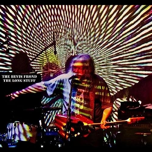 Album cover for The Bevis Frond, featuring a guitarist with psychedelic lighting.