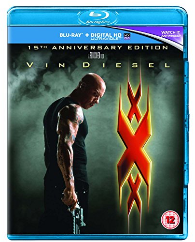 Blu-ray case for xXx 15th Anniversary Edition featuring Vin Diesel and the red logo.