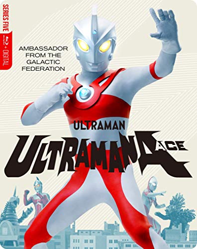 Ultraman Ace Blu-ray cover featuring the silver and red superhero.