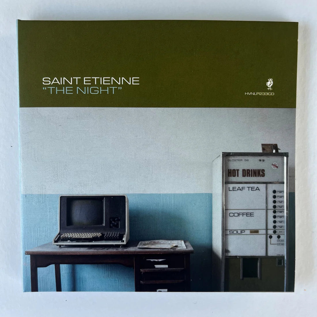 CD cover for Saint Etienne’s “The Night” featuring a vintage drink machine.
