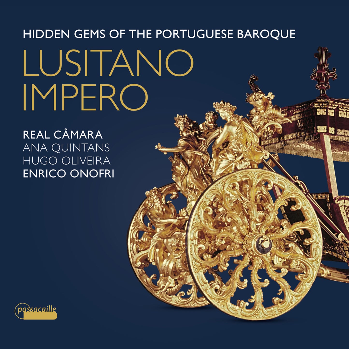CD cover featuring a detailed, ornate golden carriage with figures.