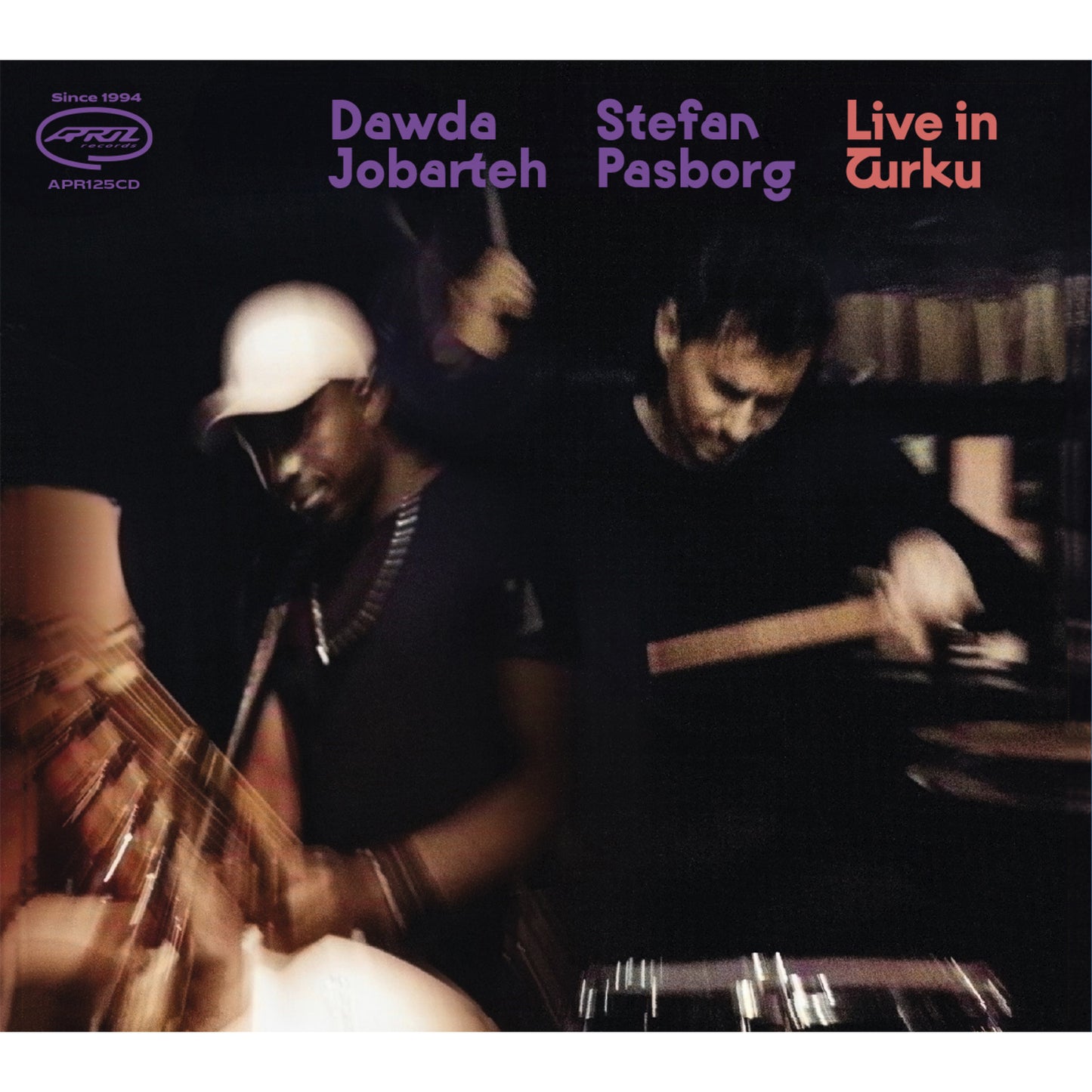 Vinyl record cover featuring Dawda Jobarteh and Stefan Pasborg performing.