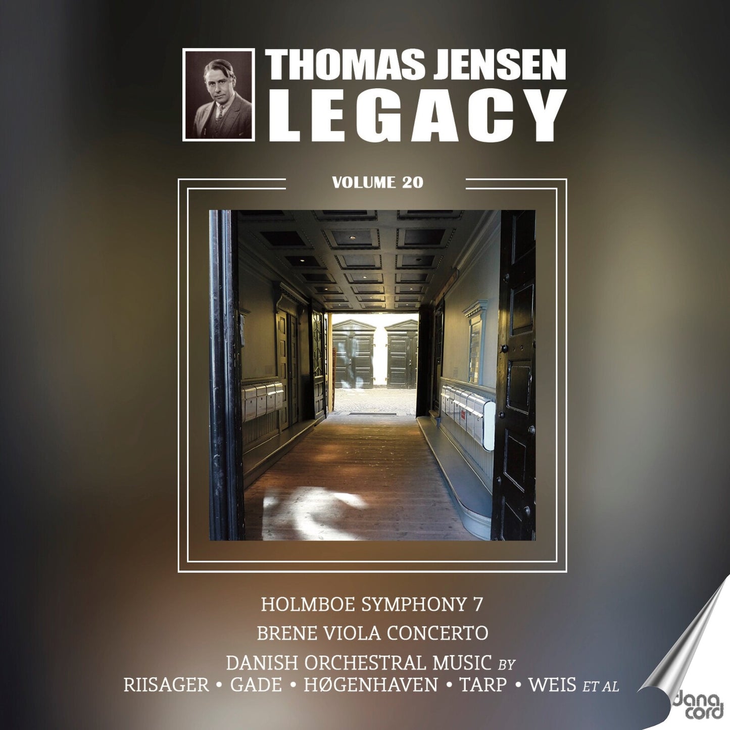 CD cover for “Thomas Jensen Legacy Vol 20” featuring a hallway image.