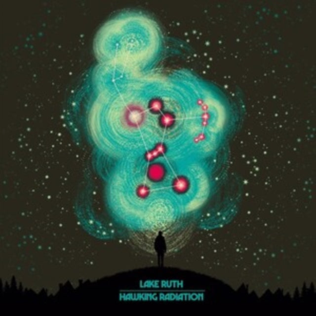 CD case for Lake Ruth’s “Hawking Radiation” album, featuring likely abstract artwork.