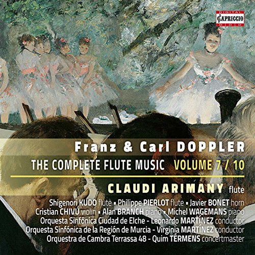 CD cover: painting of girls with flutes and musicians’ names.