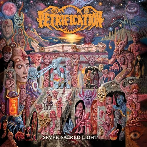 CD cover art: fantastical, dark scene with figures and glowing text.