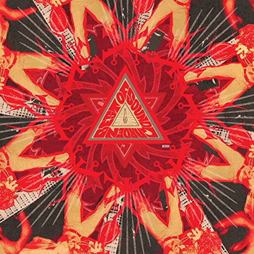 Soundgarden “Best Of” CD cover with a red and tan radial design.