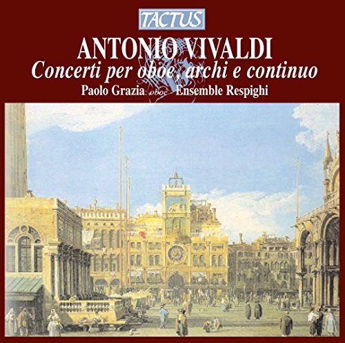 CD cover: Vivaldi concertos, Venice cityscape, Ensemble Respighi performers.