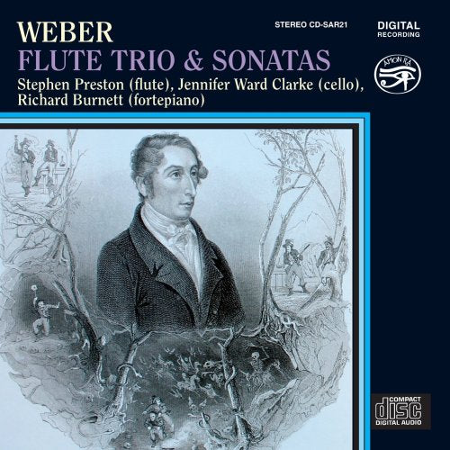 CD cover featuring a portrait of composer Carl Maria von Weber.