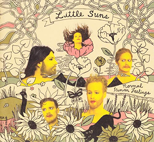 CD cover with illustrated faces amidst flowers, vines, and animals.