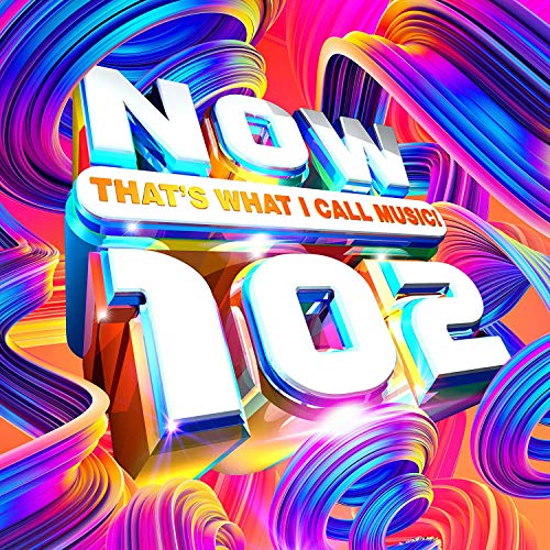 NOW That's What I Call Music! 102" album cover with colorful, wavy design.