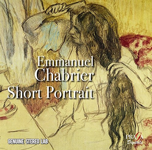 CD cover: sketch of a woman looking in a mirror, text "Emmanuel Chabrier".