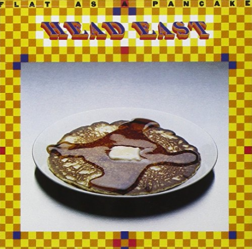 CD cover for Head East’s “Flat as a Pancake” featuring pancakes.