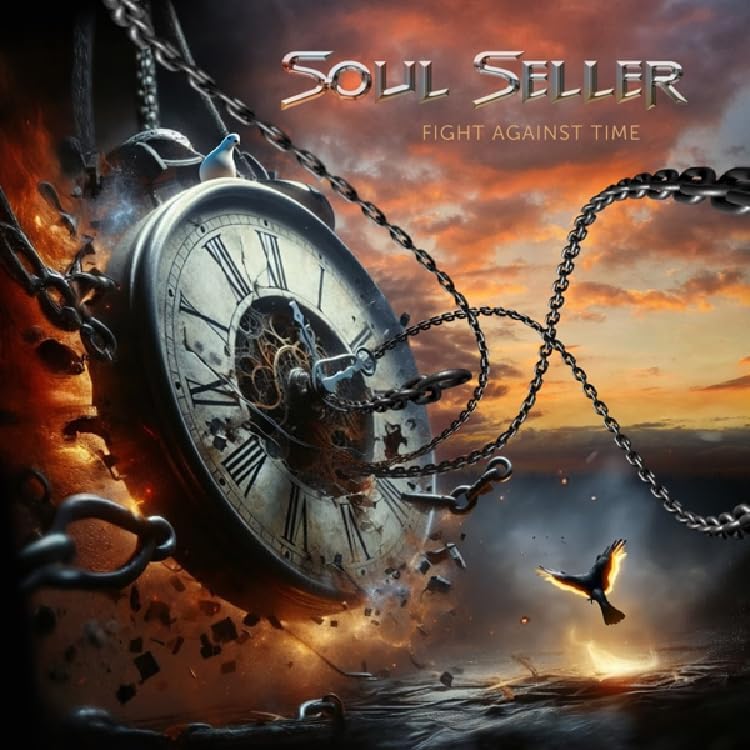 CD case for “Soul Seller - Fight Against Time,” featuring likely dark, dramatic artwork.