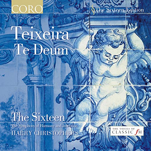 CD cover: blue and white tile pattern with angel imagery and text.