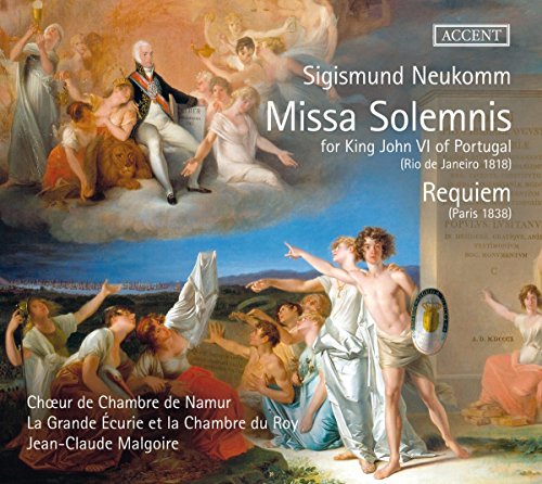 CD cover: classical painting of figures, text “Missa Solemnis” and “Requiem”.
