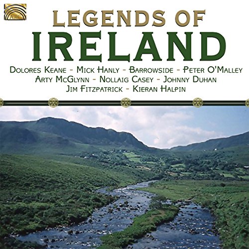 CD cover for “Legends of Ireland” featuring a green Irish landscape.