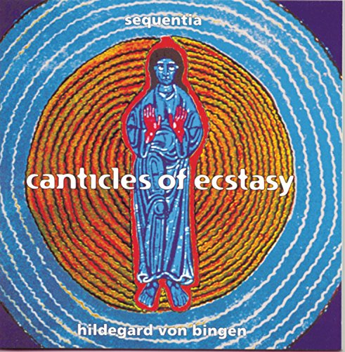 CD cover with a stylized illustration of Hildegard von Bingen.