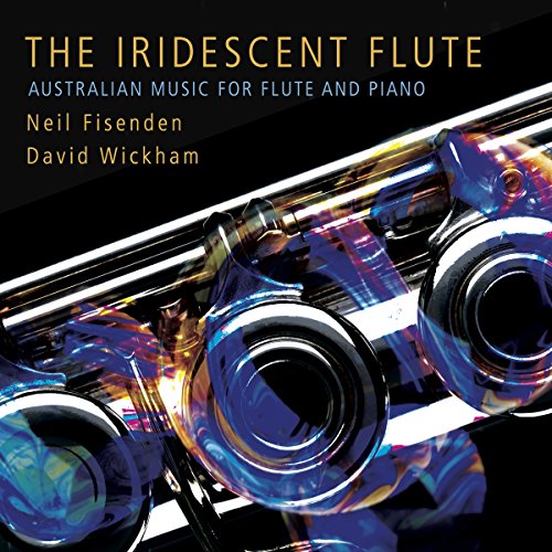 CD cover for “The Iridescent Flute” featuring a close-up of a flute.