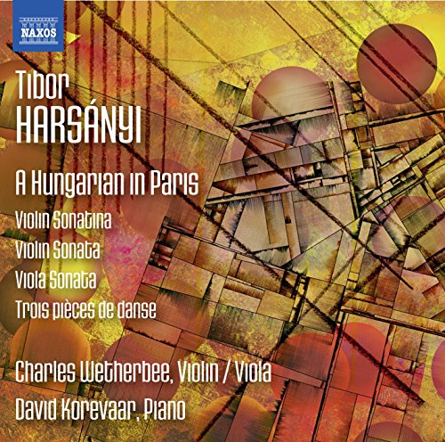 CD cover for "A Hungarian in Paris" featuring abstract geometric art.