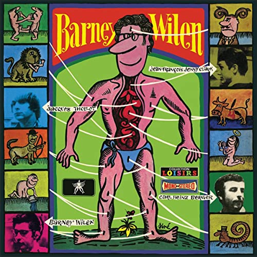 Album cover for Barney Wilen’s “Zodiac” featuring surrealist anatomical illustration.