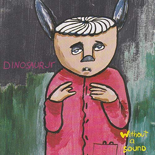 Dinosaur Jr. album cover: painted portrait of a sad, childlike figure.