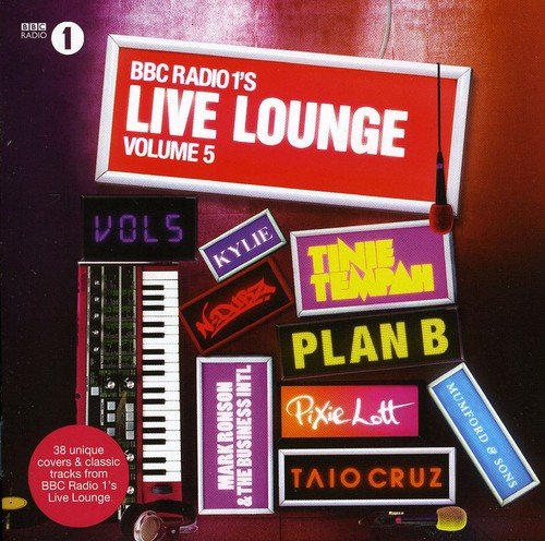 BBC Radio 1's Live Lounge Volume 5 CD cover with artist names.