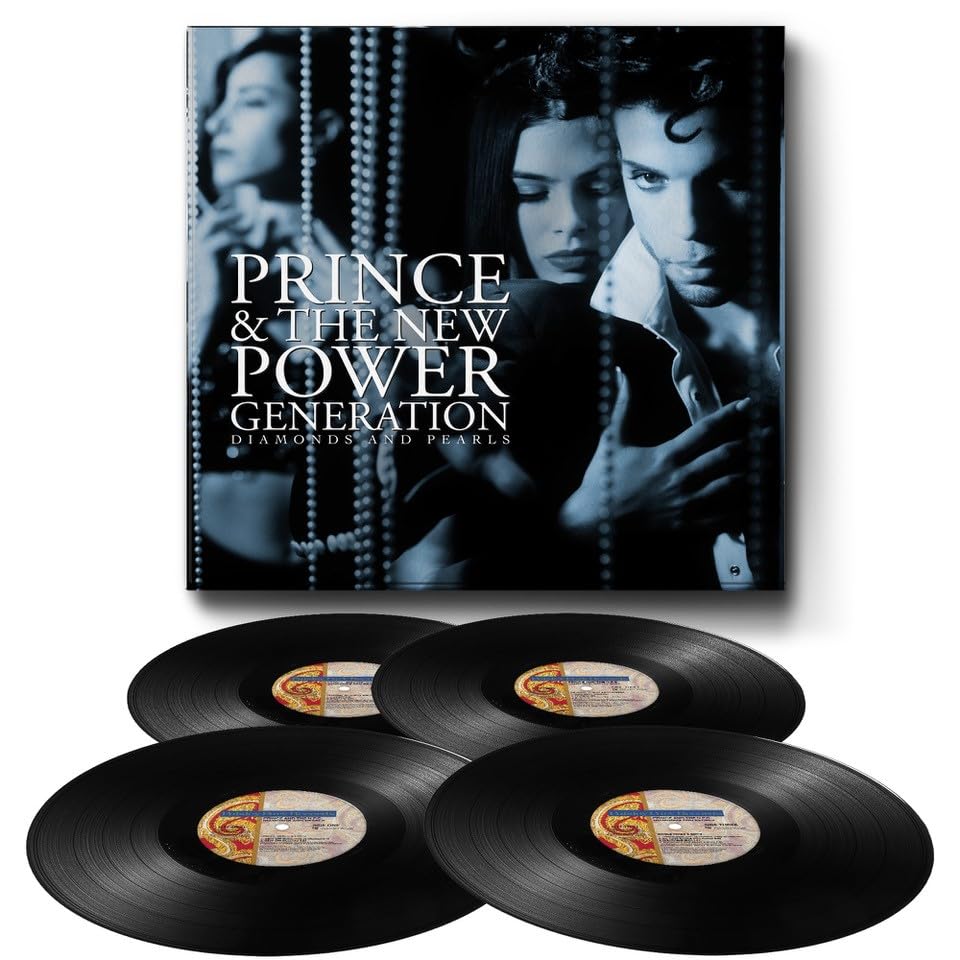 Prince’s “Diamonds And Pearls” double vinyl record set with cover art.