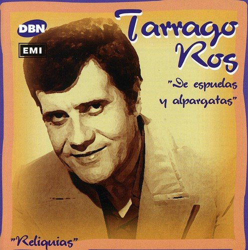CD cover for Tarrago Rosās āDe espuelas y alpargatasā album, portrait.