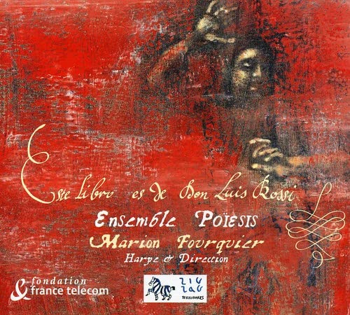 Red textured CD cover with a portrait and ornate script text.