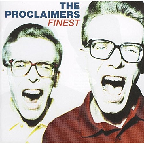 CD cover featuring two men with glasses, singing with open mouths.