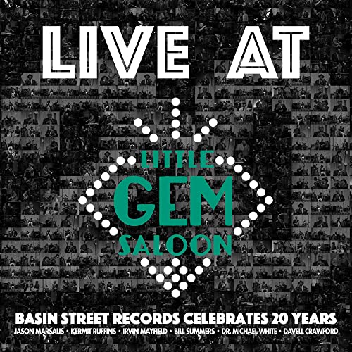 CD cover for “Live at Little Gem Saloon” with crowd imagery.