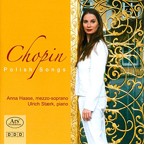 CD cover featuring Anna Haase and text “Chopin Polish Songs.”