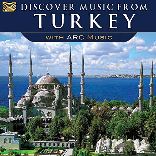 CD cover: "Discover Music From Turkey" with Istanbul skyline image.