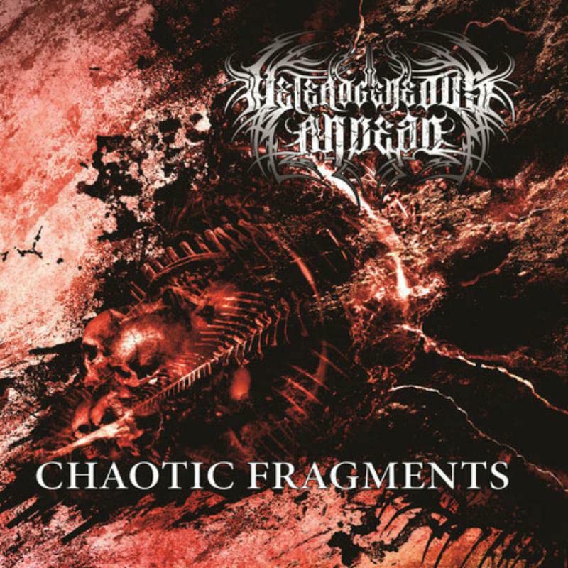 CD cover for "Chaotic Fragments" by Heterogeneous Andead, dark and abstract.