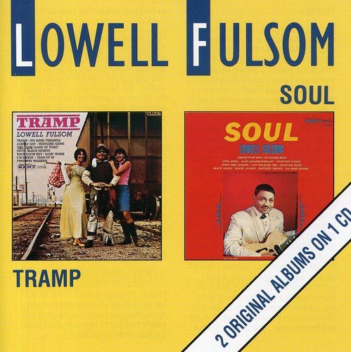 CD cover for Lowell Fulson’s “Tramp/Soul” featuring photos of musicians.