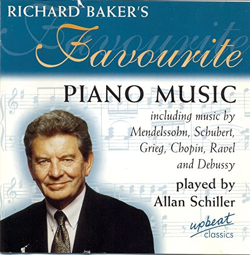 CD cover featuring portrait of Richard Baker with musical notes background.